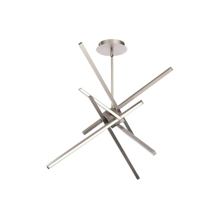 Dweled Parallax 29in LED Pendant 3000K in Brushed Nickel PD-731